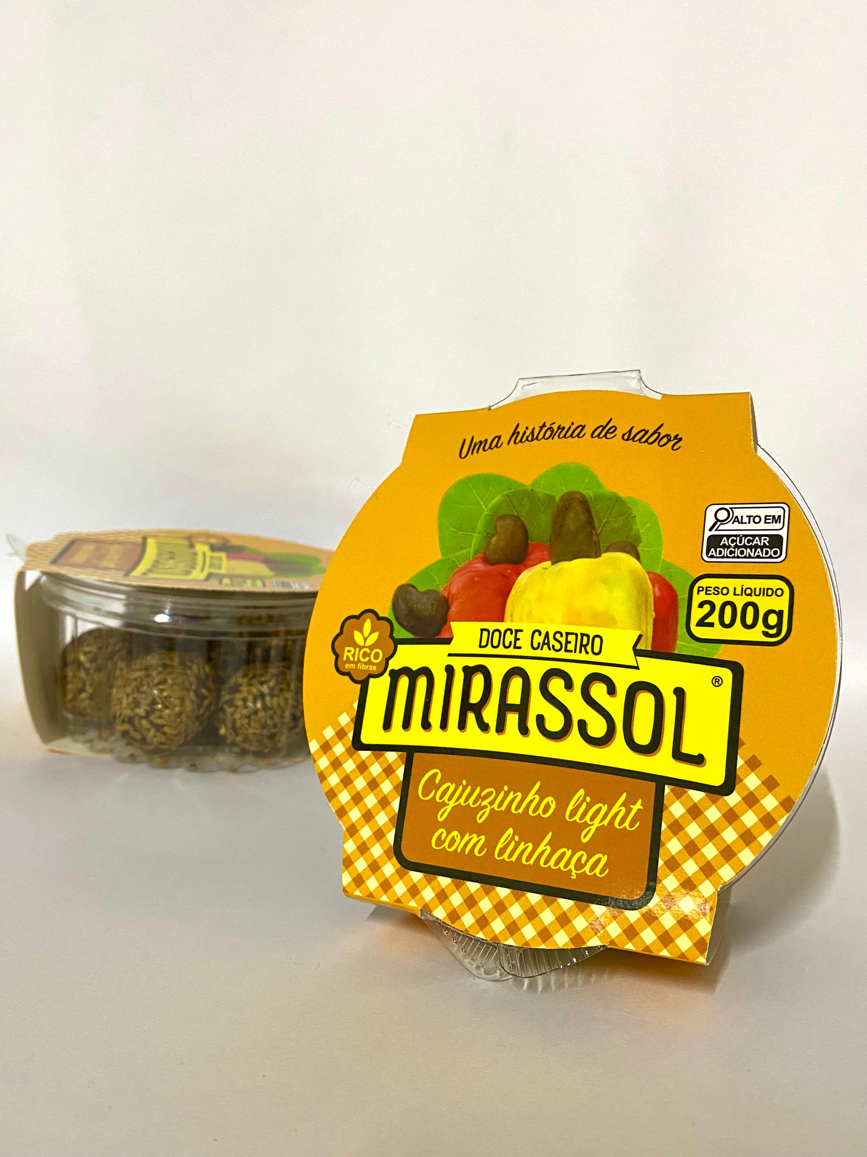 Cajuzinho light com linhaça